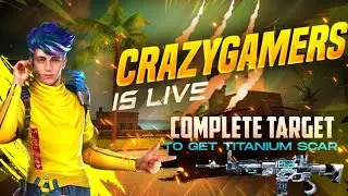 Titan Scar Live Giveaway 🥵❤|@Crazygamers11
