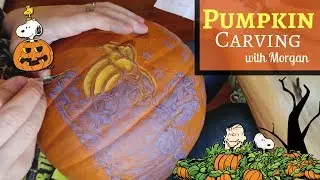 How To Pumpkin Carve (Surface Carving) | Tips & Tricks | Time-Lapse