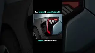 Kia's smallest yet EV Officially Unveiled🤩 #KiaEV2 #kia #ev #car #shorts #trending