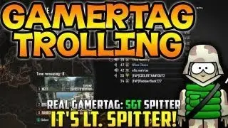 BO2 - GamerTag Trolling w/ @FreeVelocityHD