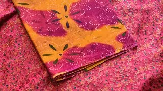 सिल्वर गोटा लफा सिकिया की 3 नई डिजाइन सिले हुए सूट के साथ💕all new baraso with bikaneri odin muslin