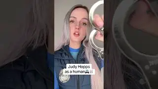 Judy Hopps as a human!🚔🐰 #makeup #makeupartist #judyhopps #judyhoppsasahuman #darynakalyna