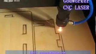 CO2 RECI-100W laser tube laser machine for cutting 7mm wood