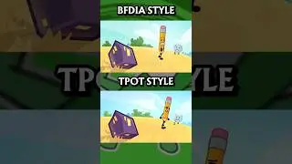Pencil's Crashout Reanimated Comparison ✏️#bfdi #bfdia #idfb #bfb #tpot #animation #crashout #tpot15
