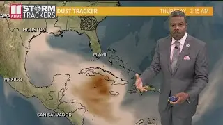 Dust from the Sahara moving into metro Atlanta
