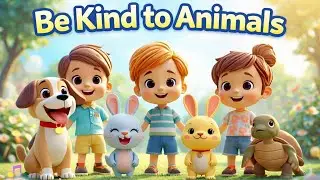 &ldquo;Be Kind to Animals&rdquo; | Kids Learning Song | Animal Friends Song | Kids Melody Studio