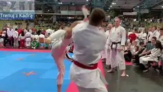 Trenuj z Kadrą - PZKT - Damian Tomasik - Kopnięcie Mawashi geri - Karate Tradycyjne