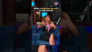 When celebrities go wild on talk shows! 🙈 #celebrity&nbsp;#viral&nbsp;#funny