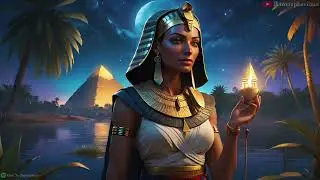 Fantasy Egyptian Relaxing Music | Osiris Lyre, Duduk, Ethereal Vocal, Trianlge | Nile River Ambience