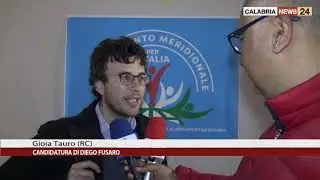 GIOIA TAURO (RC): CANDIDATURA DI DIEGO FUSARO