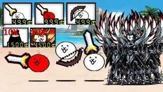 the battle cat Download my pack Here (Sword and Bow Spin Cat, cat and enemy 10X)