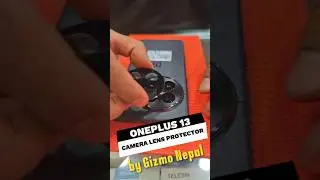 Oneplus 13 5G Camera Lens Protector. #gizmonepal #oneplus #oneplus13 #camerslensprotector #shorts