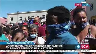 Cape Town's Durbanville residence clash with police over housing