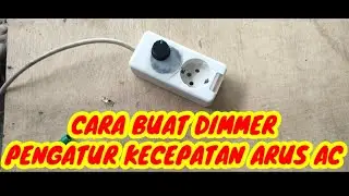How to Create an AC Current Dimmer Speed ​​Setting