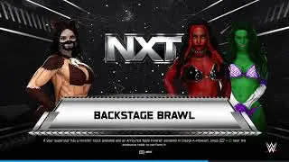 1Vs2 WWE 2K25 Backstage | Великанша Гонсалес против Ши-Халка и Красного Ши-Халка #wwe2k25 #чудоже...