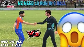LAST OVER THRILLER 😱 | 10 Runs in 6 Balls | IND vs NZ | Real Cricket&trade; Swipe WATCH TILL END