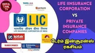 LIC Vs  Private Insurance Companies Premium difference