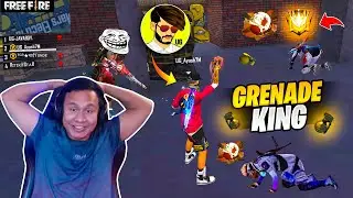 Ug Ayush @UnGraduateGamer Next Level Grenade King 🔥 😁 Solo Vs Squad Situation 😱 Garena Free Fire