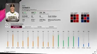 【MLBTheShow24Stats/メジャーリーグ選手能力】Padres3A 16 Nick Ahmed パドレス3A ニック・アーメド選手