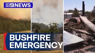 Communities still under threat as major fires burn in Victoria | 9 News Australia
