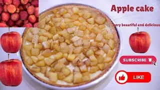 Very beautiful and delicious Apple cake  | kh Rita cooking channel |