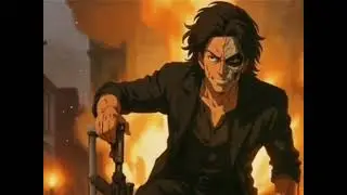 JAWAN &times; GHIBLI Shah Rukh Khan Animated Effect As Vikram Rathore From An ATLEE Mass Cinema #SRK ❤️&zwj;🔥💥