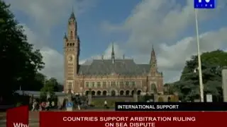 Countries support arbitration ruling on sea dispute