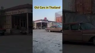 Vintage Cars in Bangkok Thailand #viral #adventure #shorts