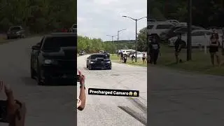 Procharged 5th gen Camaro fly by🤯#camaro #ss #chevy #5thgen #procharged #cammed #cars #fyp