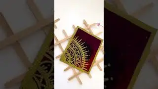 Mandala Art Wall Hanging Idea