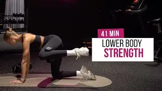 DAY 25 I 41 MIN LOWER BODY STRENGTH Workout with Dumbbells I Strength With Helena 6-Week Program