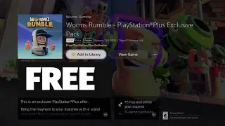 How to Download Worms Rumble - PlayStation Plus Exclusive Pack Free on PS5 | PlayStation | PS4