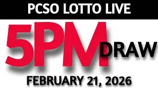 Lotto Result Today 5pm Draw February 21, 2026 Swertres Ez2  PCSO LIVE