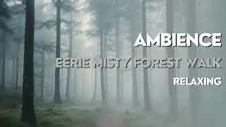 Eerie Misty Forest Walk 🌲🌫️ | Relaxing & Mysterious Nature Ambience