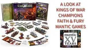 A look at Kings of War Champions Faith & Fury 2 player starter set. Mantic Games