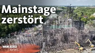 Feuer bei Tomorrowland: Hauptbühne zerstört – das Festival startet trotzdem | WDR aktuell