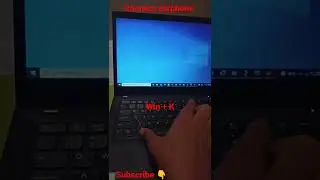connect earphone with your laptop via shortcut key #shorts