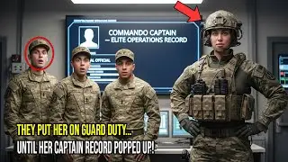 &ldquo;They Assigned Her Guard Duty&hellip; Until Her Commando Captain Record Appeared on the Screen!&rdquo;