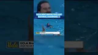 🏆 BRUINS WIN 🐻 UCLA Men&rsquo;s Water Polo are the National Champions! 🤽&zwj;♂️#NCAAWPolo