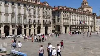 Torino Piazza Castello 4k