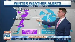 Winter Storm Warnings Through Tuesday, Significant Snow Potential In Northwest