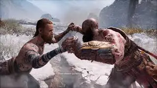 God of War - KRATOS VS THE STRANGER - Full Fight HD PS4 PRO 2018