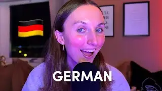 ASMR In German🇩🇪 | Trigger Words For Sleep