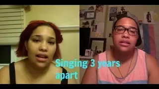 3 YEAR difference singing comparison, FTM