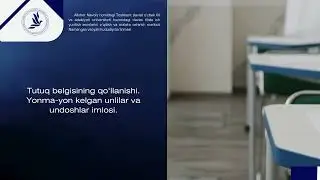 Tutuq belgisi. Yonma-yon kelgan unli va undosh harflar imlosi || VIDEODARS