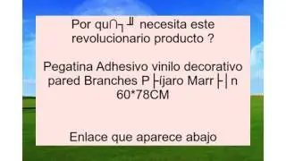 Pegatina Adhesivo vinilo decorativo pared Branches P&aacute;jaro Marr&oacute;n 60*78CM