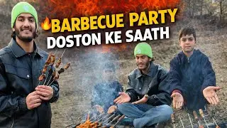 Aaj ka din doston aur BBQ ke naam, location: Kashmiri jungle 🌲🔥