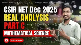 Real Analysis Part C CSIR NET mathematics december 2025 || Q I'd 916710188 Lecture By(Vishal Gautam)