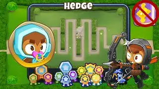 How to Beat Hedge on Easy Standard! No Monkey Knowledge | BTD 6 (2023)