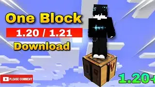 🔴ONE BLOCK FOR MCPE 1.20+ DOWNLOAD ONE BLOCK WORLD LATEST 1.20.80 🇮🇳